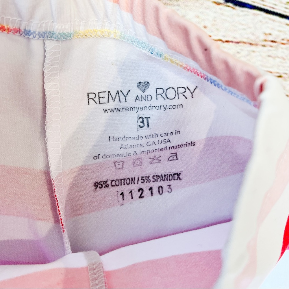 Remy & Rory Striped Leggings - Picture 2 of 2